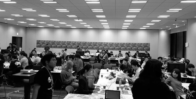 WordCamp Tokyo 2015 コントリビューターデイ（写真はぱんぶろさんから）